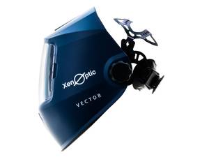 Suvirinimo kaukė su True Color XenOptic VECTOR, su plačiu matymo lauku ir Auto Shade technologija