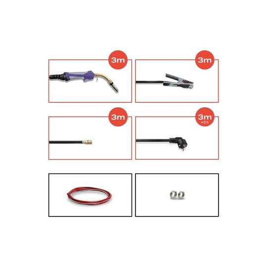 Spartus XPro MIG 200 DUAL PULSE suvirinimo aparatas, 230A, 230V