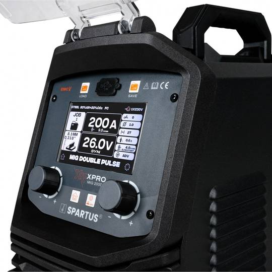 Spartus XPro MIG 200 DUAL PULSE suvirinimo aparatas, 230A, 230V