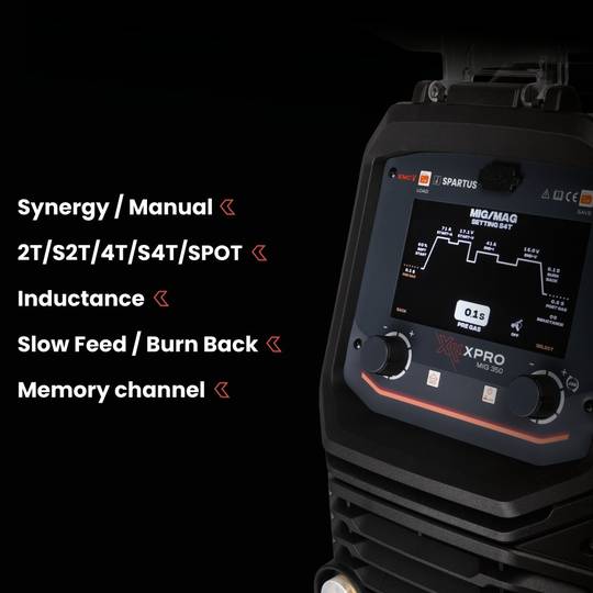 Spartus XPro MIG 350 suvirinimo aparatas, 350A, 400V