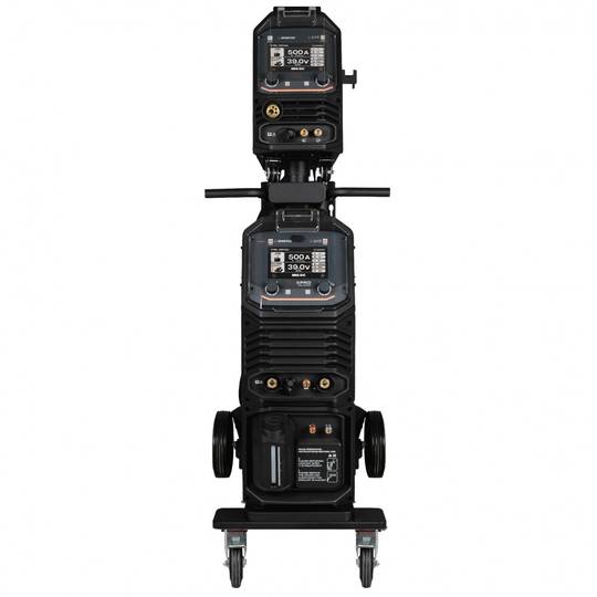 Suvirinimo aparatas Spartus XPro MIG 500 DUAL PULSE, 500A, 400V, komplekte aušintuvas, vielos padavimo įrenginys ir vežimėlis