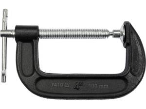 C formos spaustuvas Yato su varžtu, 100 mm