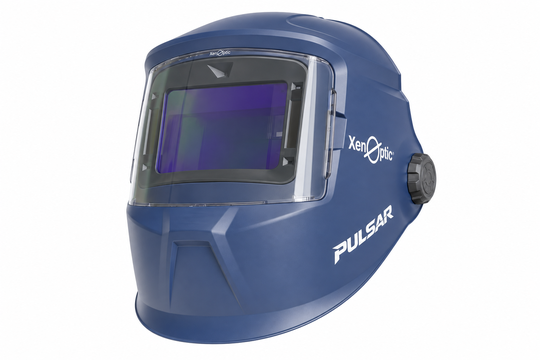 Suvirinimo skydelis su True Color XENOPTIC PULSAR, komplektacija Contractor su papildoma kaklo apsauga