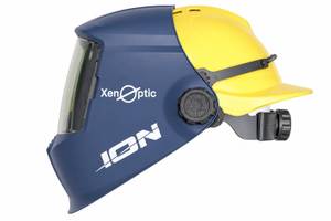 Suvirinimo skydelis su True Color XENOPTIC ION, komplektacija Ironworker su adapteriu statybiniam šalmui