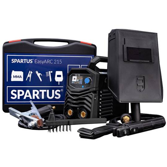 Suvirinimo aparatas SPARTUS® EasyARC 215LCD, 200A, 230V