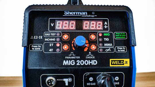 Sherman MIG 200HD suvirinimo aparatas, 200A, 230V