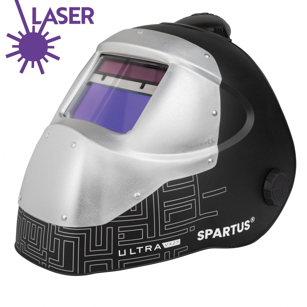 Lazerinio suvirinimo skydelis SPARTUS Ultra VX27 su oro kanalu ir oro žarna