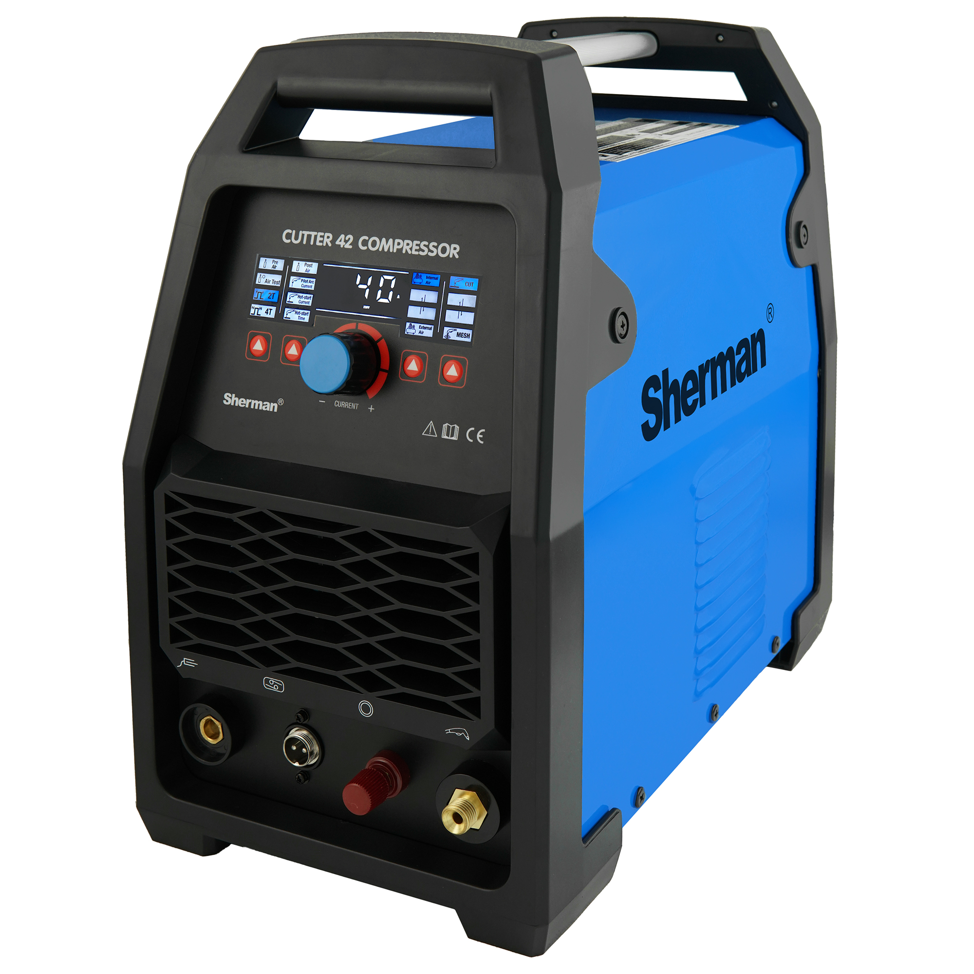 Sherman plazminio pjovimo aparatas CUTTER 42 COMPRESSOR, 40A, 230V, 20mm