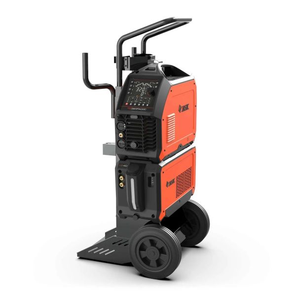 JASIC EVO20 TIG 320P AC/DC E2S32 suvirinimo aparatas komplekte su aušintuvu ir vežimėliu, 320A, 400V