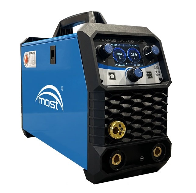 Most Fanmig J5 LCD inverterinis suvirinimo pusautomatis, 200A, 230V