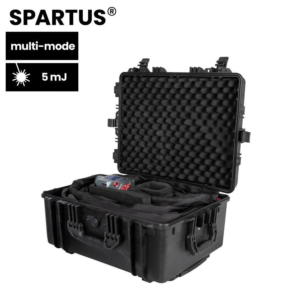 Spartus Easy 500CL impulsinis lazerinis valymo įrenginys, 5 mJ, komplekte lagaminas