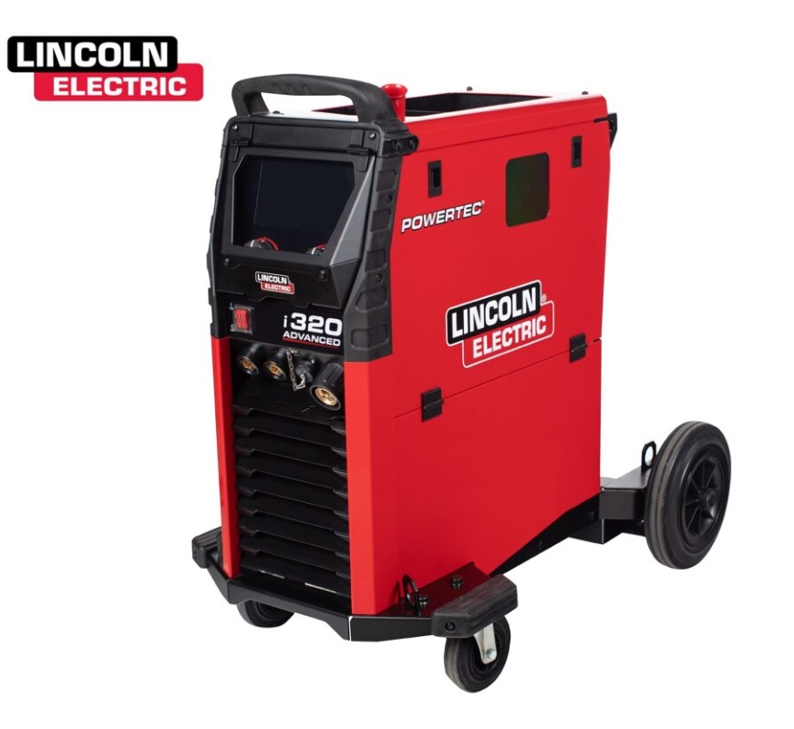 Suvirinimo pusautomatis Lincoln Electric Powertec i320C Advanced (su MIG degikliu komplekte)