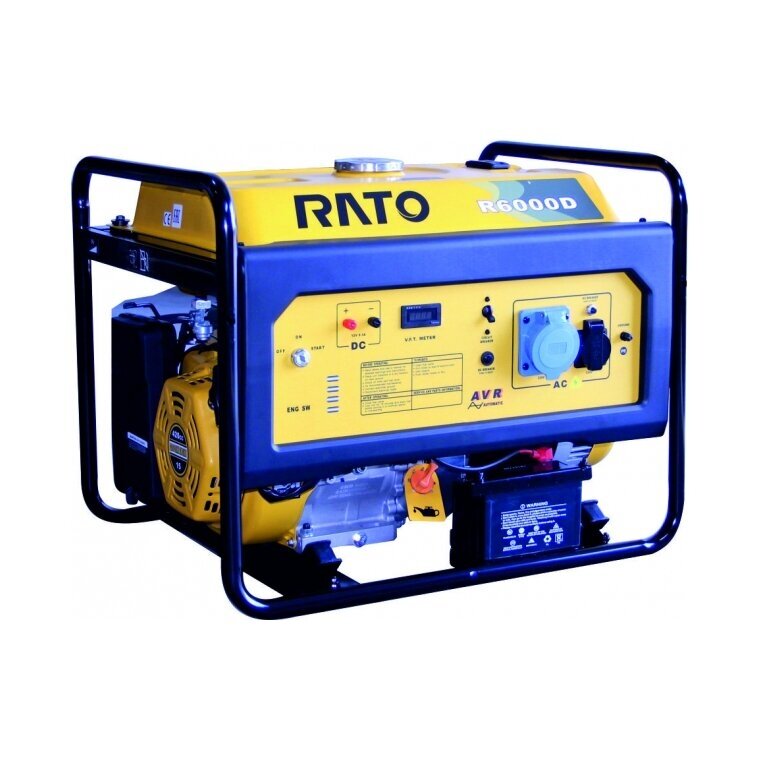 RATO R6000D vienfazis generatorius, 6 kW