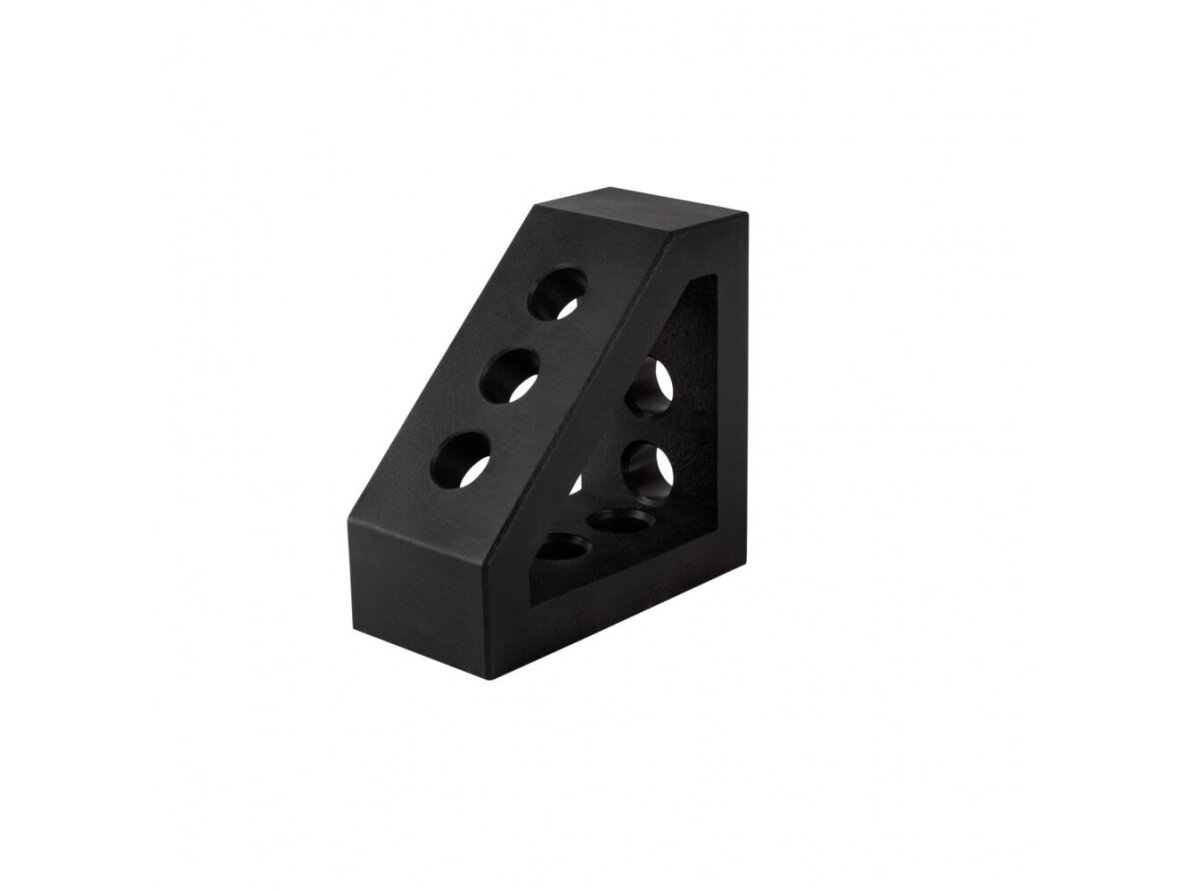 Spartus montavimo blokas 45° 100x100x50, sistema D16
