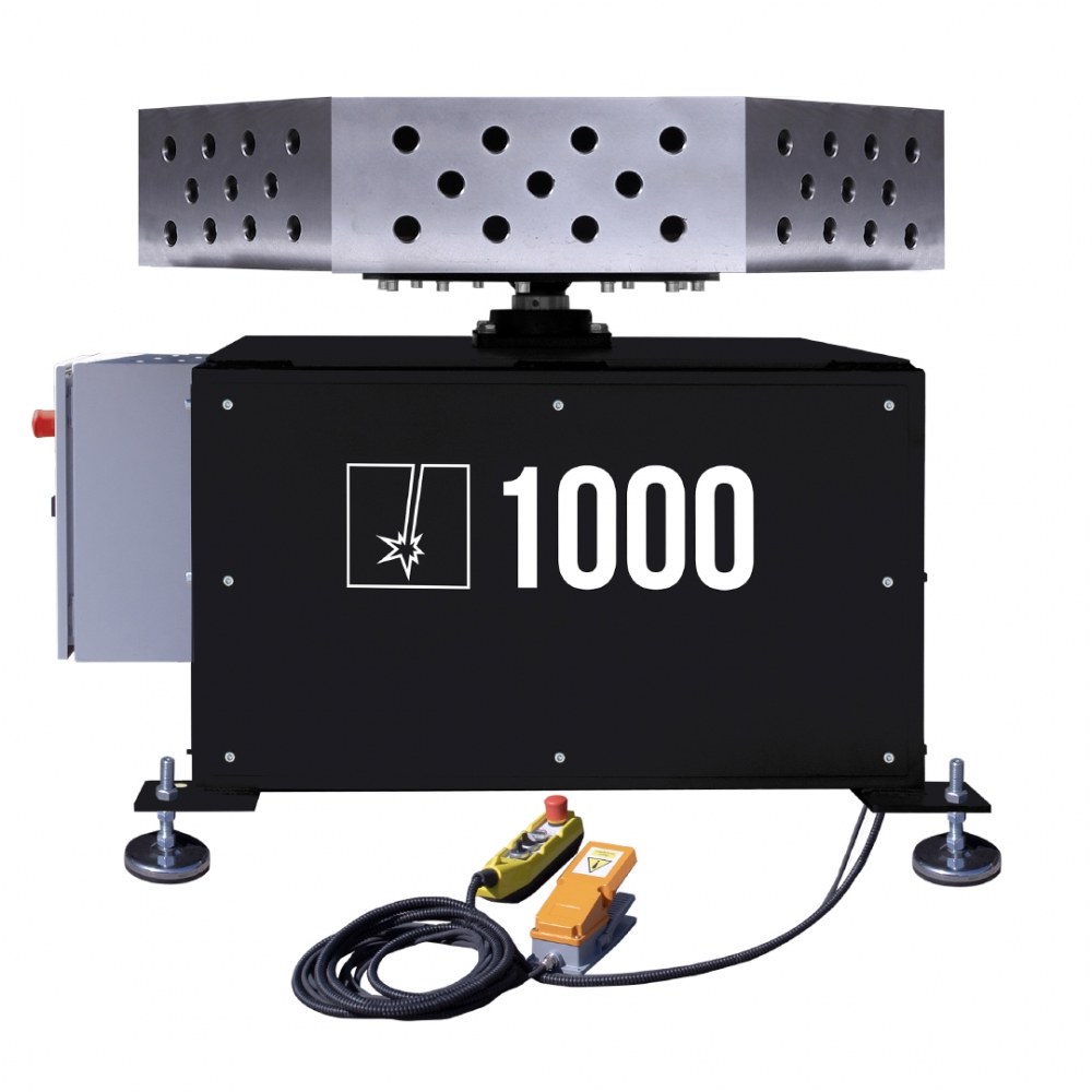 Suvirinimo stalas Spartus FERROS 3D RT1000, 1200 x 1200 x 200 mm, aštuonkampis, pasukamas