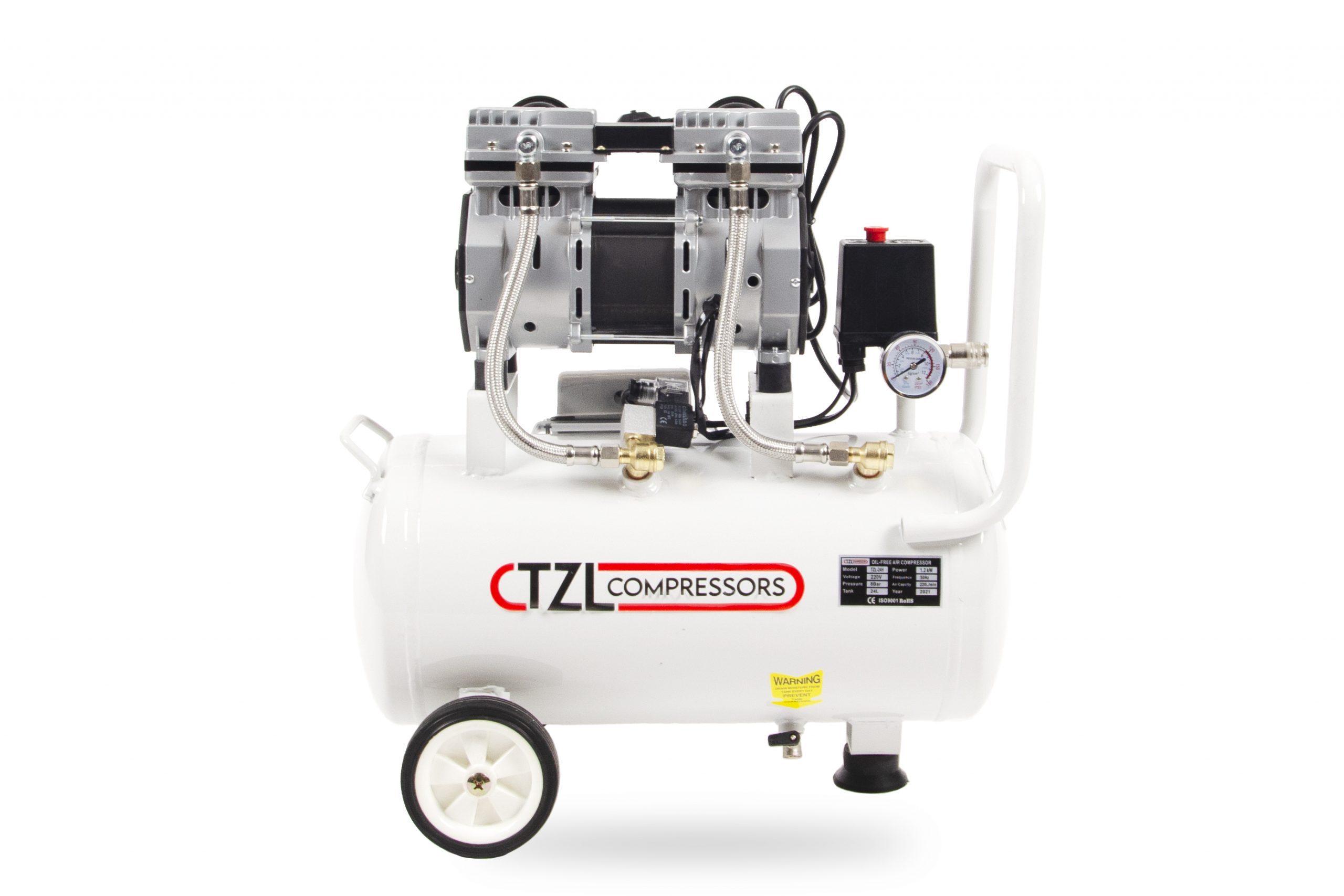 Betepalinis oro kompresorius TZL-24H, 24L, 8 bar, 220V