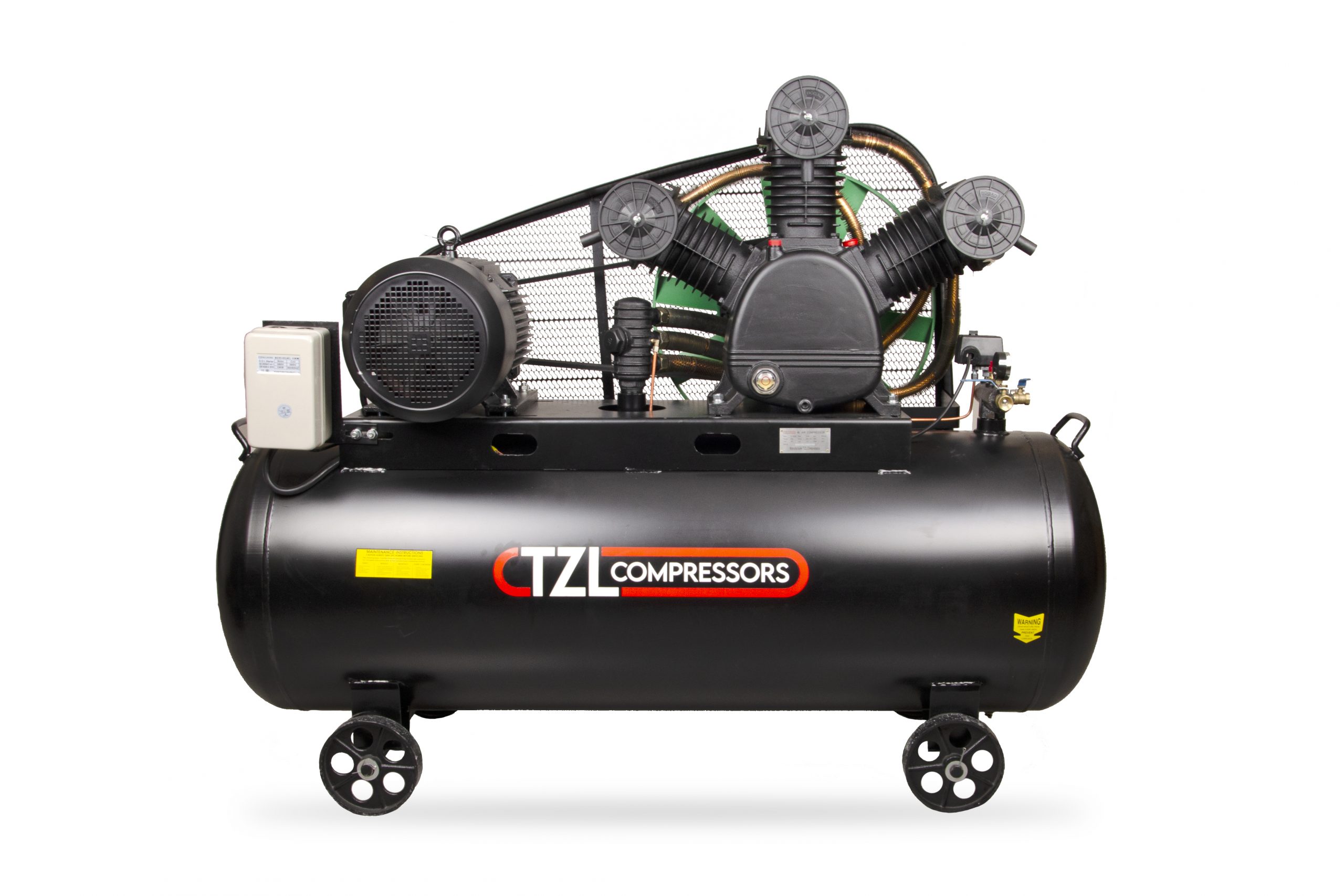 Stūmoklinis/diržinis kompresorius TZL-W2800/8, 500L, 8 bar, 380V