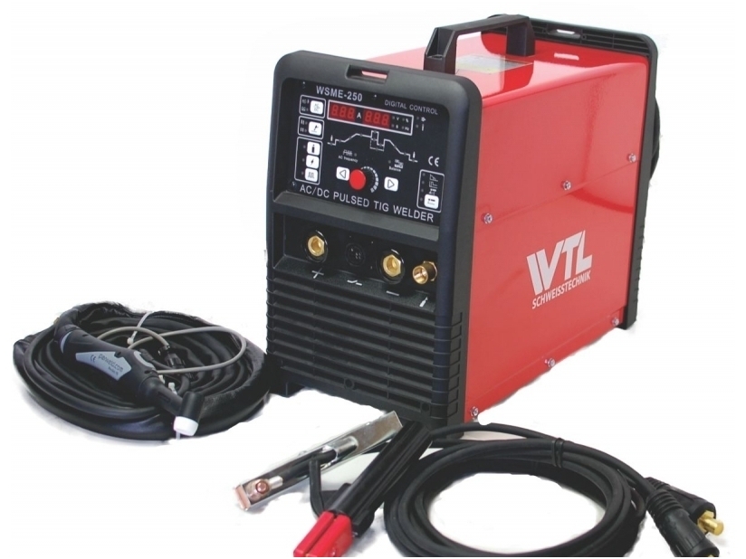 Suvirinimo aparatas TIG, WSME 250 TIG AC/DC PULS, 250A, 400V