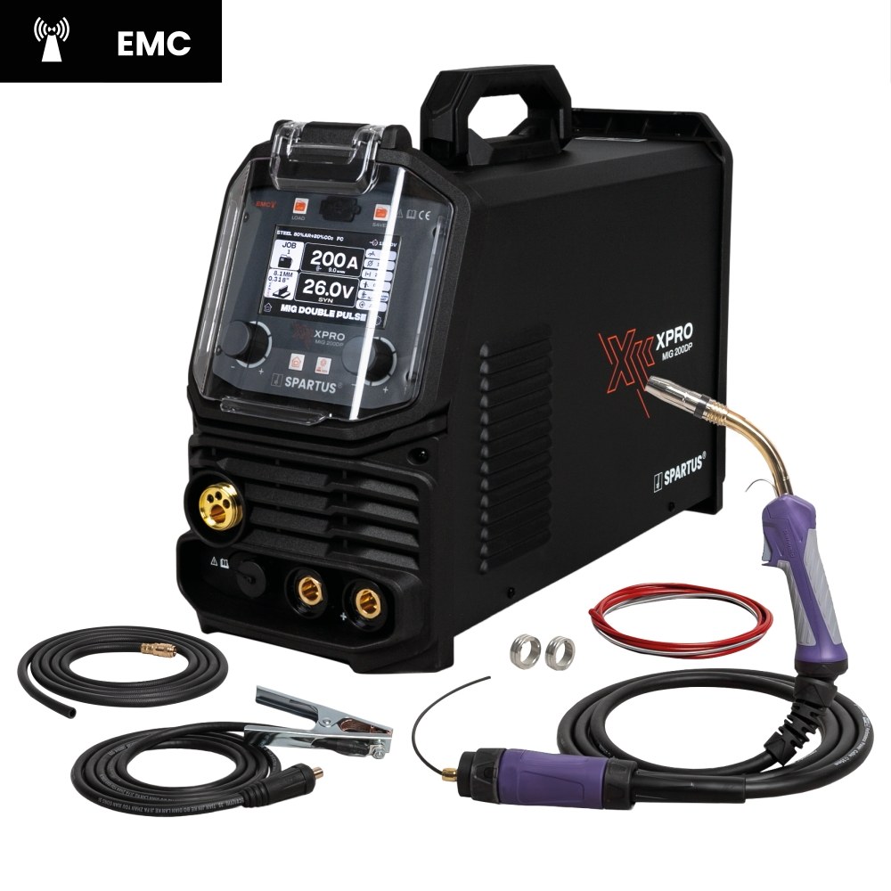 Spartus XPro MIG 200 DUAL PULSE suvirinimo aparatas, 230A, 230V