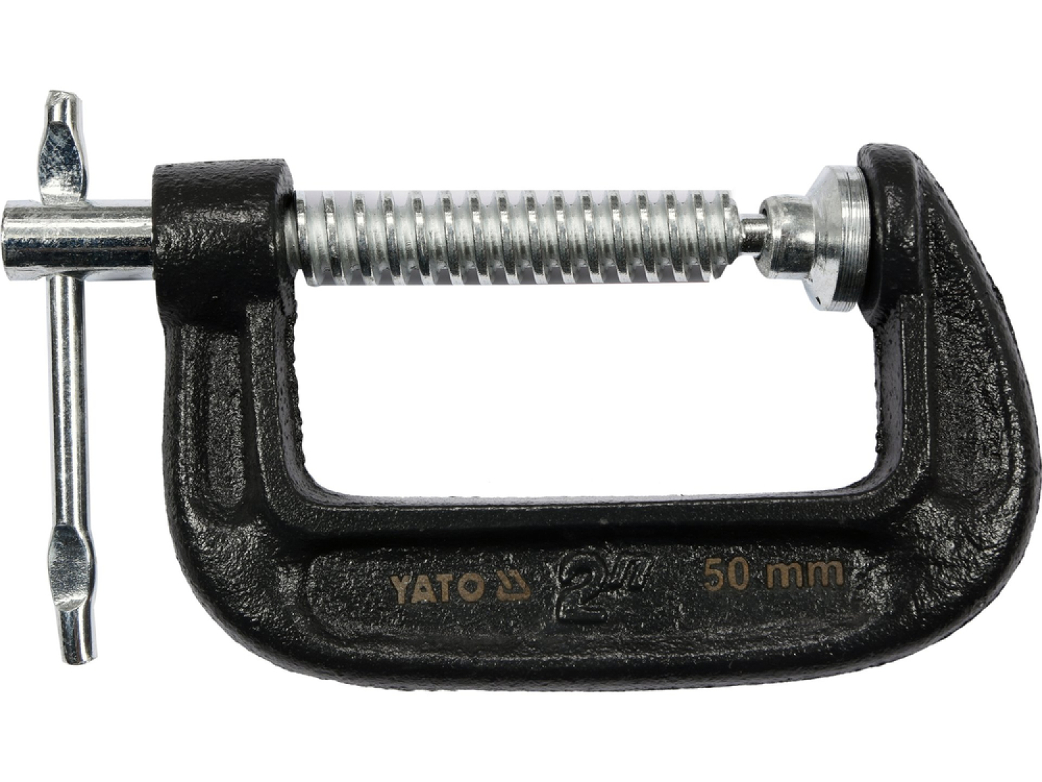 C formos spaustuvas Yato su varžtu, 50 mm