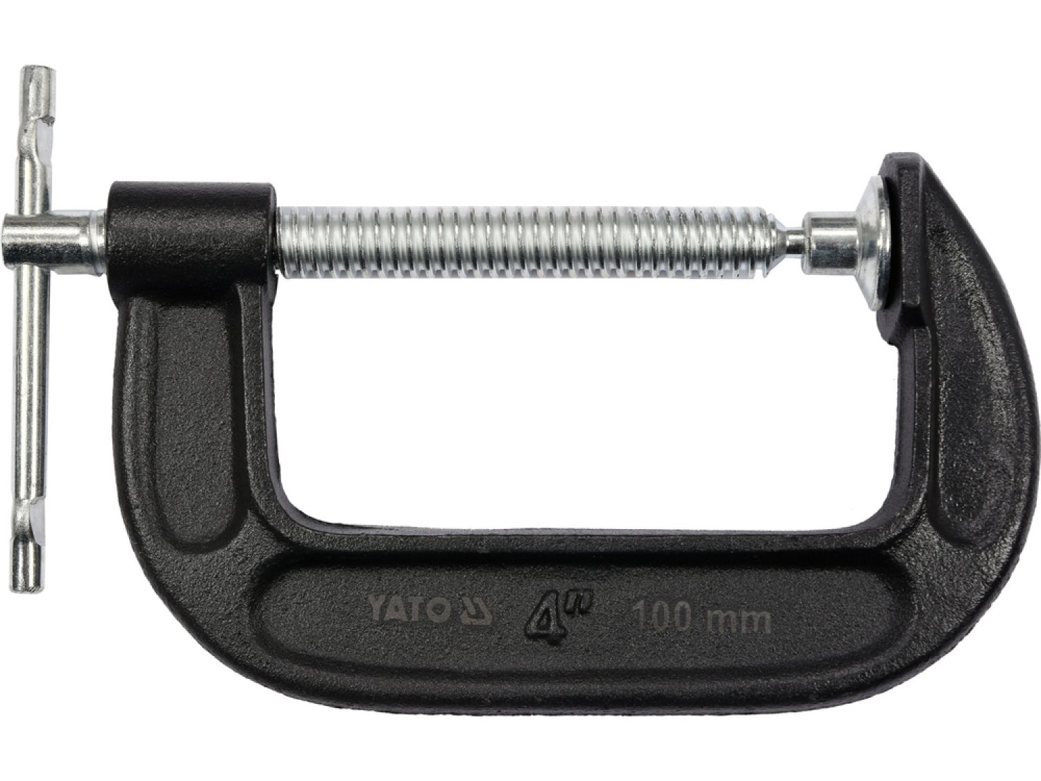 C formos spaustuvas Yato su varžtu, 100 mm