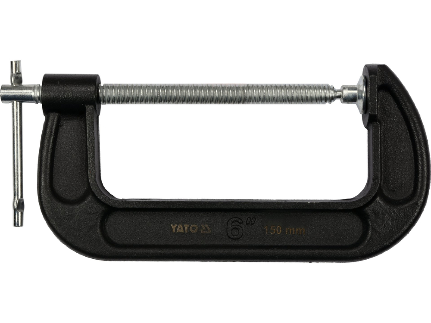 C formos spaustuvas Yato su varžtu, 150 mm